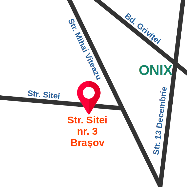 harta locatie salon Sitei 3 Brasov